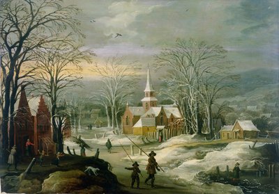 Winterlandschaft von Joos or Josse de Momper